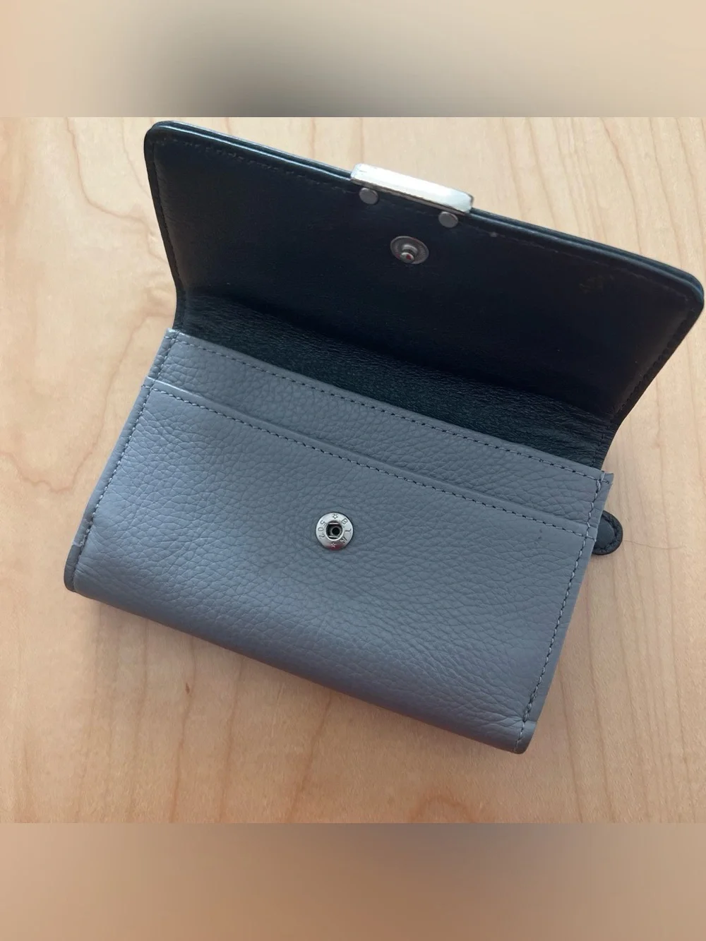 Brighton wallet two toned gray